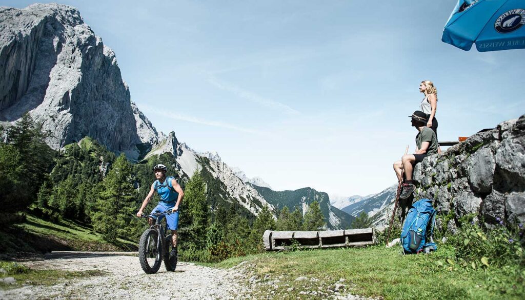 Radfahren in Seefeld in Tirol